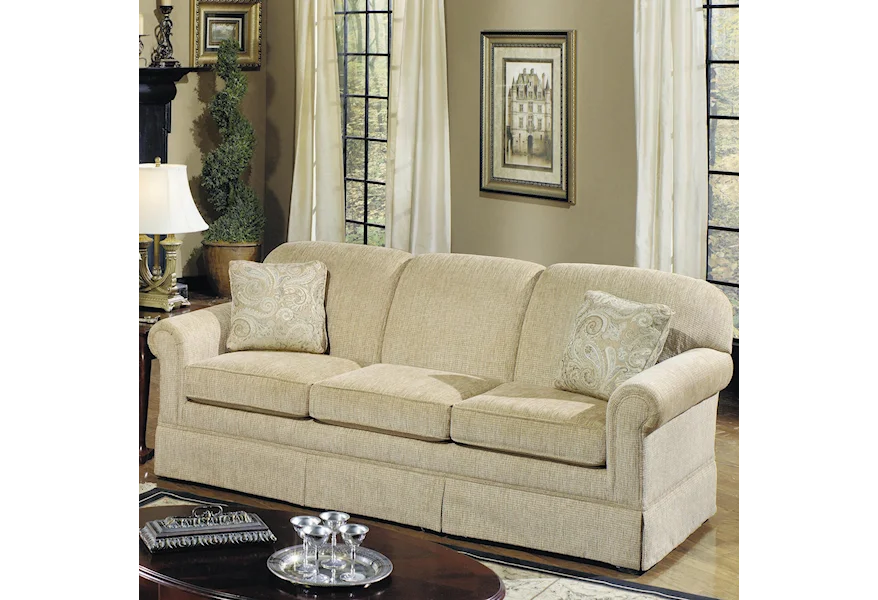4200 Stationary Sleeper Sofa by Craftmaster at Esprit Decor Home Furnishings